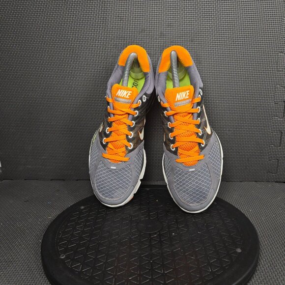 Nike Lunarglide 2 Shoes Womens Sz 8 Gray Orange Trainers Sneakers - Picture 6 of 9